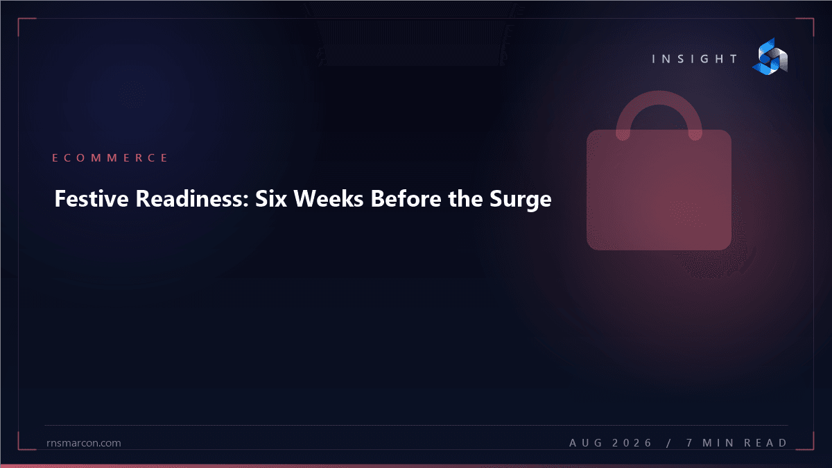 Festive Season Ecommerce Readiness: Six Weeks Before the Surge